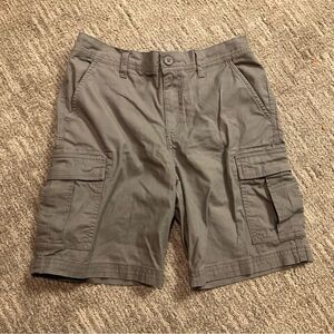 Kids Gray Cargo Shorts